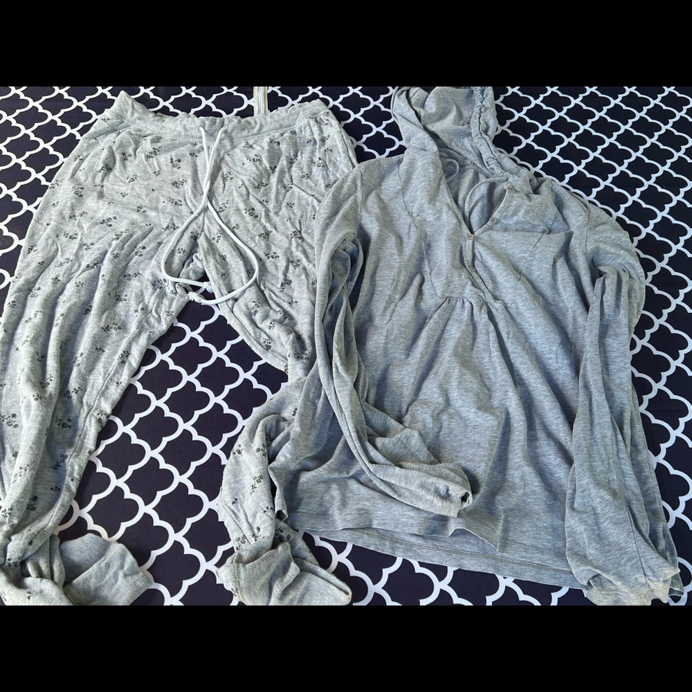 Gap Pajama pants and light sleep sweatshirt